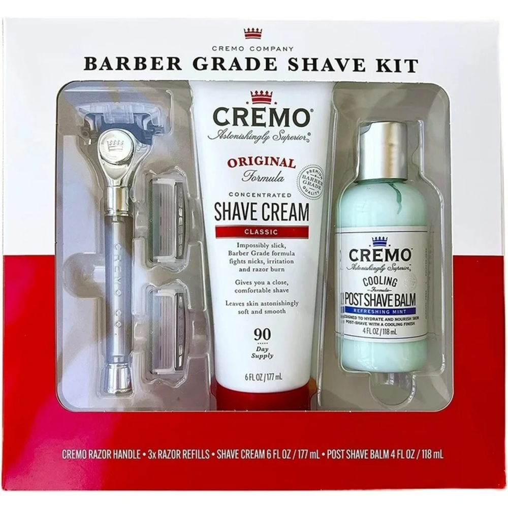 New Cremo Barber Grade Shave Kit